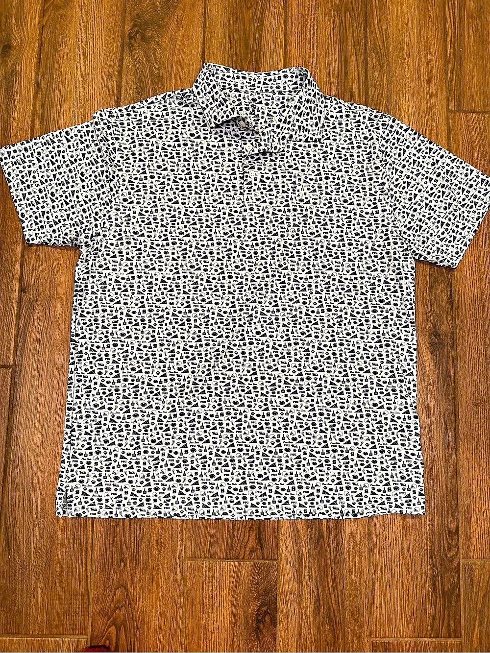 Rhoback Penn State Print polo shirt / men’s XL/  Like New